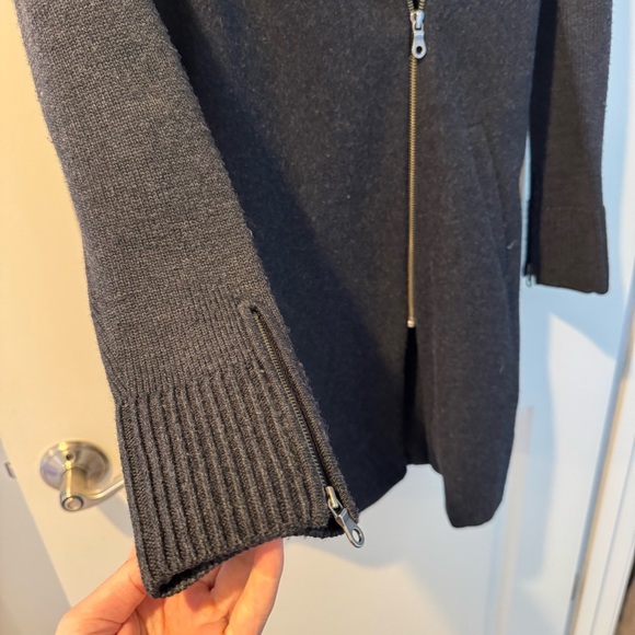Joie Charcoal Gray Ermie Wool Coat | Small - Picture 3 of 6